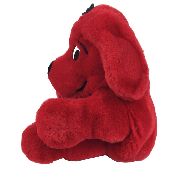 Vintage 1997 Scholastic Side Kicks Clifford Big Red Dog Hand Puppet 12" Plush - Picture 4 of 9